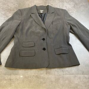 Cami International Women's Black 100% Silk Blazer Dark Size 12